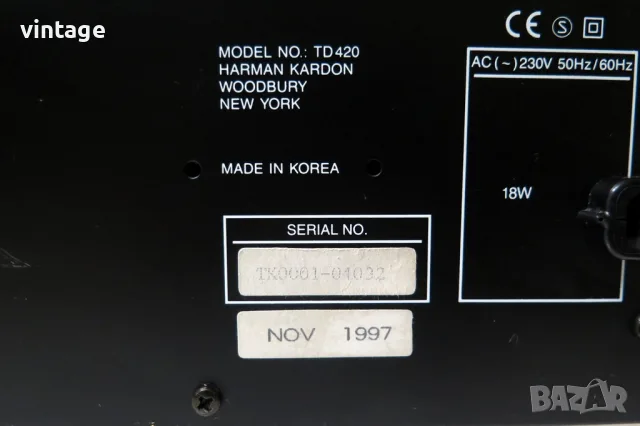 Harman Kardon TD 420_32, снимка 8 - Декове - 56191248