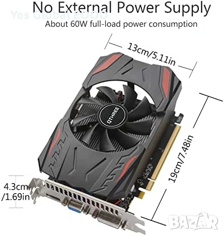 Radeon HD 7670 видео карта 2GB GDDR3 HDMI, снимка 6 - Видеокарти - 53247017