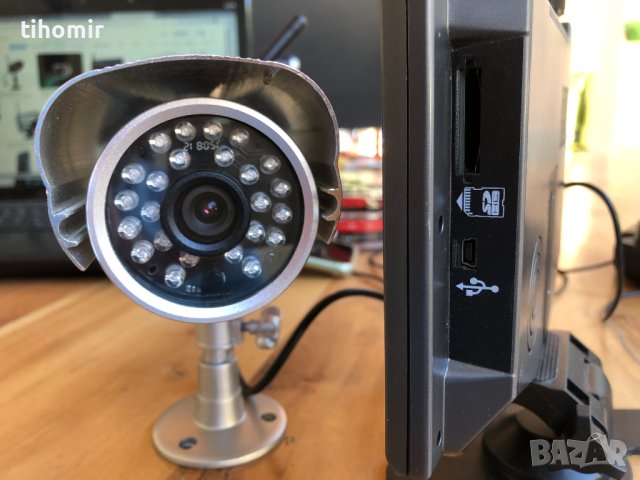 монитор за видеонаблюдение с безжична камера, снимка 8 - IP камери - 44401481
