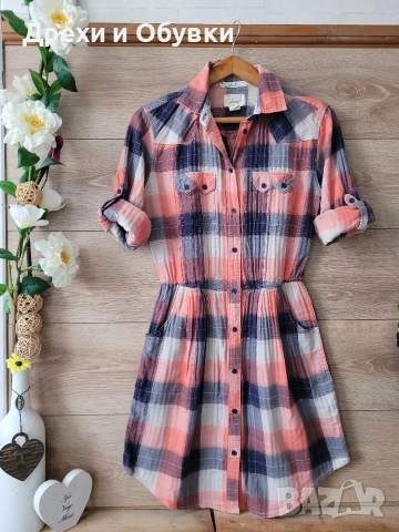 Рокля тип риза LEVIS , снимка 3 - Рокли - 54157883