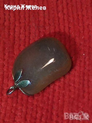 СТАР СКЪПОЦЕНЕН АРТ НУВО СРЕБЪРЕН РЕТРО ВИНТИДЖ МЕДАЛЬОН ПОЛУСКЪПОЦЕНЕН КАМЪК 27235, снимка 12 - Антикварни и старинни предмети - 39305545