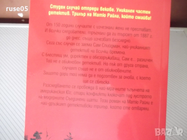 Книга "Детективът - Матю Райли" - 352 стр., снимка 7 - Художествена литература - 52972622