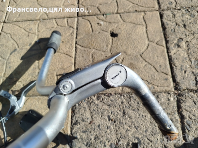 Алуминиево кормило 25.4 с лапа за стержен 28.6 за велосипед колело , снимка 3 - Части за велосипеди - 52231578