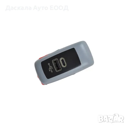 1бр. USB порт универсално за кола , камион TYPE C + USB, 12-24V