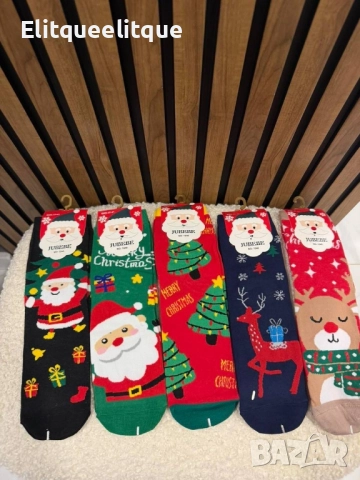 коледни чорапи , снимка 2 - Дамски чорапи - 52416033