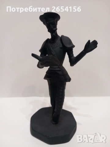 Дон Кихот малка пластика скулптура статуетка , снимка 5 - Статуетки - 52978581