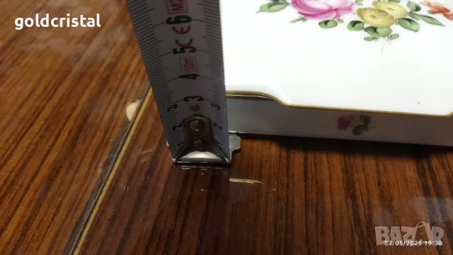 Стар порцелан кутия за бижута , снимка 5 - Антикварни и старинни предмети - 50147738