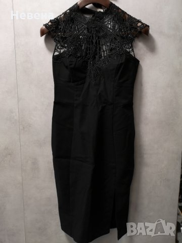 Малка Черна Рокля Официялна, размер М Lipsy London, снимка 5 - Рокли - 29342301