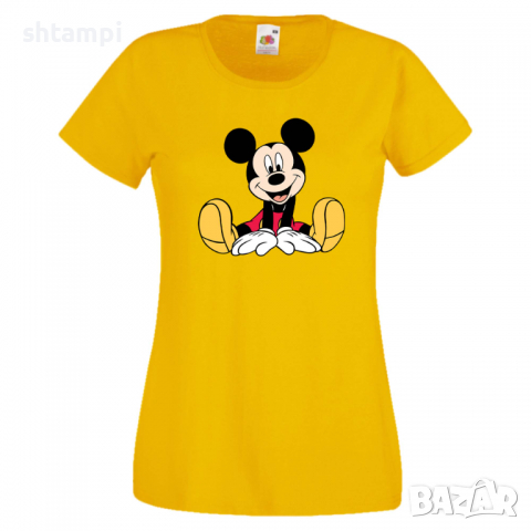 Дамска тениска Mickey Mouse 11 Мини Маус,Микки Маус.Подарък,Изненада,, снимка 10 - Тениски - 36528647