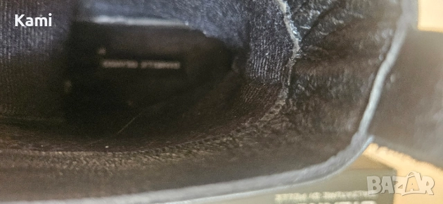 Черни боти, естествена кожа, номер 39, снимка 12 - Дамски боти - 51950629
