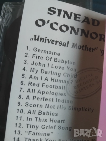 Sinead O'Connor – Universal Mother - аудио касета музика, снимка 2 - Аудио касети - 52241148