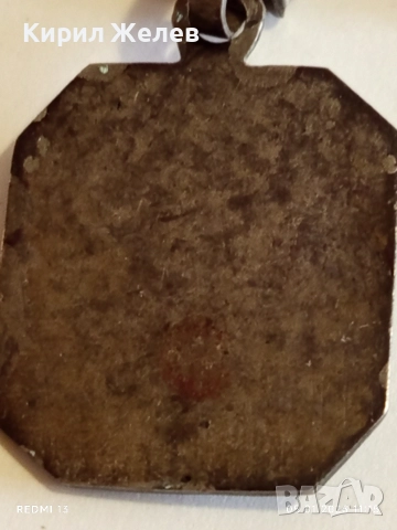 Винтидж сребърно колие с висулка Исус Христос майсторска ръчна изработка 43246, снимка 5 - Колиета, медальони, синджири - 52984092