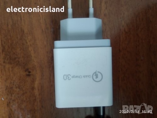 Бързо USB зарядно за смарт телефон 3А QC 3.0 4xUSB извода, снимка 16 - Оригинални зарядни - 29399882