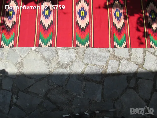 Тетевенски килим, пътека ,вълна, двулицева,3.10 х 1.15м., снимка 5 - Антикварни и старинни предмети - 47850218