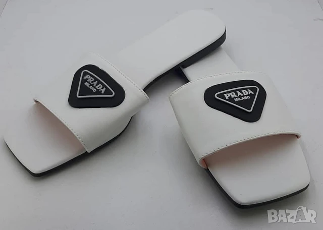 чехли prada логото е гумирано prada, снимка 2 - Чехли - 51092535
