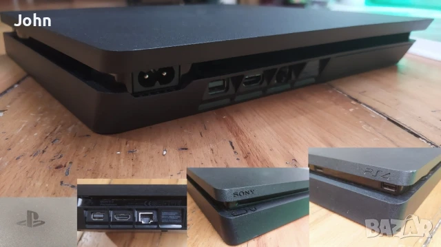 PS 4 slim 500 гб + Джойстик + Mortal Kombat 11 + Кабели | Почистена | PS4 , снимка 12 - PlayStation конзоли - 50968175