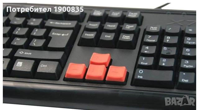 Клавиатура A4Tech X7-G300 Gaming, USB, Washable, снимка 4 - Клавиатури и мишки - 29797502