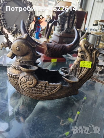 ЧУГУНЕНА ФИГУРА С ПЕТЛИ, снимка 3 - Антикварни и старинни предмети - 52477080