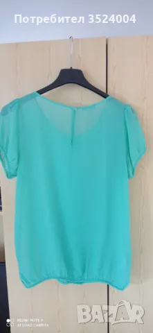 Нова елегантна копринена блуза на марка Motivo техния размер е 44, снимка 4 - Ризи - 50081999