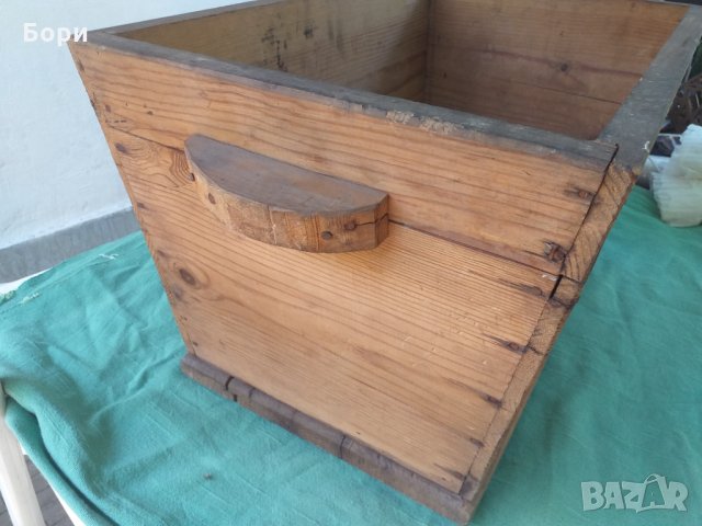 Стар дървен сандък, снимка 5 - Декорация за дома - 33717320