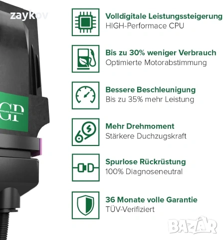 За Golf VII 2.0 GTI 180 KW 245 HP 2012-2021 Midi Plug чип тунинг с икономия на гориво, снимка 4 - Части - 53024896