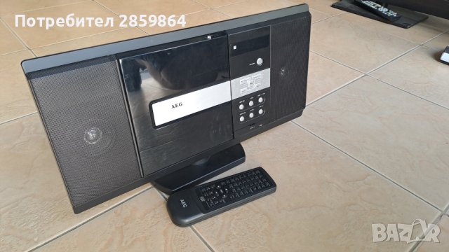 AEG портативна мини система с USB,CD,радио,с дистанционно-90в, снимка 4 - Друга електроника - 42573566