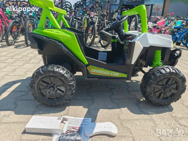TEXAS акумулаторен джип GOBI GO зелен