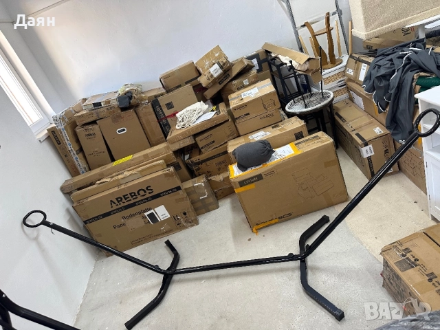 Хамак с метална рамка 240кг SONGMICS, снимка 6 - Градински мебели, декорация  - 51892178