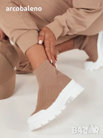 ORCE Дамски обувки чорапи, 2цвята , снимка 4 - Дамски ежедневни обувки - 47368562