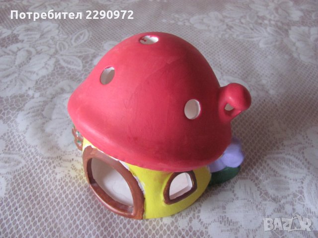 Керамична къщичка, снимка 3 - Декорация за дома - 29391285