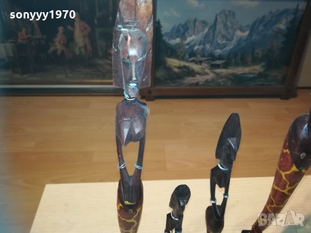 африканско семеиство 4бр-50см/40см/30см/21см 1611201925, снимка 8 - Колекции - 30810383