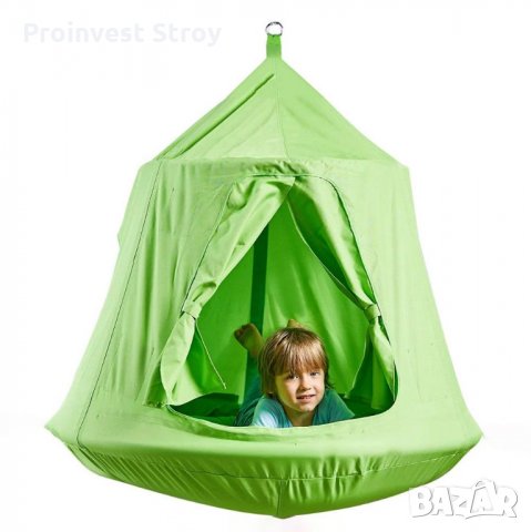 Висяща палатка тента люлка тип хамак с дъгова LED декорация AC2040 за външно и вътрешно ползване, снимка 2 - Други - 35126661