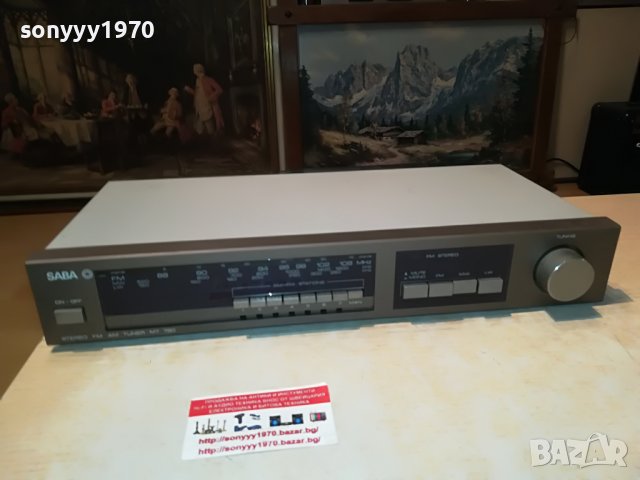 saba mt 780 tuner 20v-germany 0906221150, снимка 6 - Ресийвъри, усилватели, смесителни пултове - 37029659
