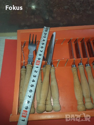 Комплект сувенирни прибори Боженци с кутия, снимка 3 - Антикварни и старинни предмети - 53363623