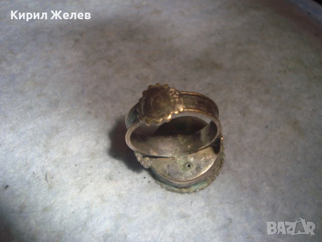 17 ВЕК САЧАНЕН ЧОРБАДЖИЙСКИ ВЪЗРОЖДЕНСКИ ПРЪСТЕН СРЕБРО/САЧАН КУЮМДЖИЙСКА РЯДКА ИЗРАБОТКА 27252, снимка 10 - Антикварни и старинни предмети - 36772061