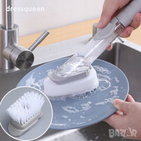 3826 Четка с дозатор за миене на съдове, снимка 8 - Други стоки за дома - 39724772