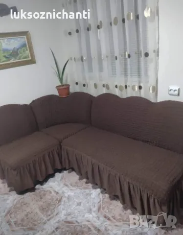 Калъфи за кухненски ъгъл от 3 части, снимка 2 - Покривки за легло - 48450272