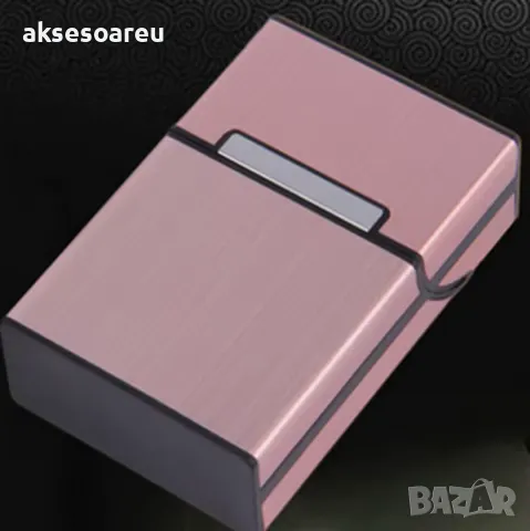 Нова метална кутия табакера с магнитен капак за 80 мм стандартни цигари модна за подарък стилна , снимка 11 - Табакери - 50222861