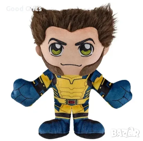 Комплект 3 броя Плюшена играчка Дедпул и Върколака + Куче Dogpool, снимка 3 - Плюшени играчки - 48423272