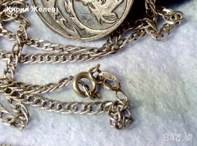 TOKASH БУТИКОВ СРЕБЪРЕН ПЕНДАНТ СРЕБРО 925 ТОКАШ със СРЕБЪРНА ВЕРИЖКА TALAY СРЕБРО 975 ПРОБА 49721, снимка 13 - Колиета, медальони, синджири - 49275042