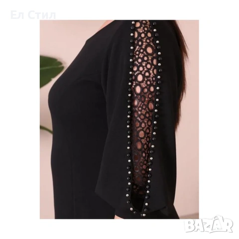 💕Вечерна рокля макси с интересен ръкав , снимка 4 - Рокли - 53942917