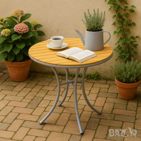 Маса Muhler Bistro Polywood, 70xH72см