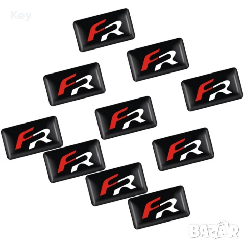 FR Емблеми Външни + за Волан SEAT Ibiza Leon Altea Toledo Bocanegra, снимка 8 - Аксесоари и консумативи - 51180517