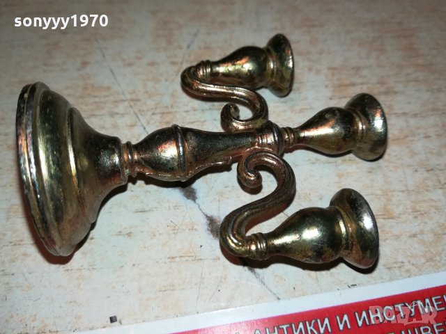 МИНИ СВЕЩНИК-ВНОС ГЕРМАНИЯ 1410211934, снимка 4 - Антикварни и старинни предмети - 34466149