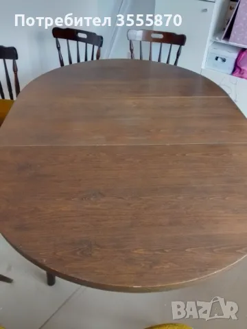 Троянски комплект за трапезария , снимка 2 - Маси - 48388251