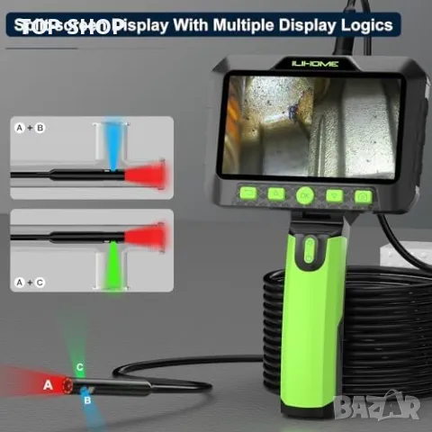 Нов Професионален Борскоп Камера T27 с Тройни Обективи и IPS Екран, снимка 4 - Друга електроника - 49217045