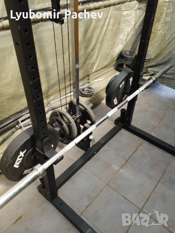 Уреди за фитнес, тежести. ФИТНЕС КЛЕТКА POWER RACK 900, Олимпийски Лост и дискове 127.5 кг, Пейка, снимка 3 - Фитнес уреди - 54189223