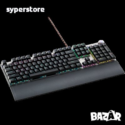 Клавиатура Геймърска USB CANYON CND-SKB7-US Механична с многоцветна LED подсветка, снимка 2 - Клавиатури и мишки - 36641010