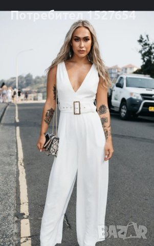 Официален бял гащеризон , снимка 1