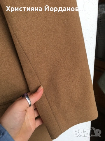 Вълнено палто, тип сако 42(Л/ХЛ), снимка 5 - Палта, манта - 53115436